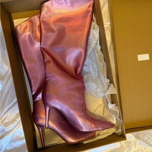 Steve Madden Women's Sarina Pointed-Toe Stiletto Dress Boots Size 10